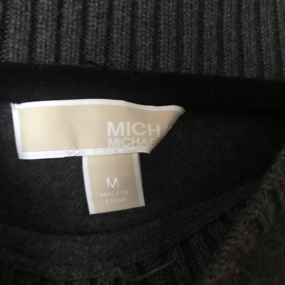 Michael Kors charcoal sweater dress size medium - Picture 3 of 3